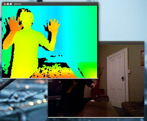 GTK+ viewer for Microsoft Kinect